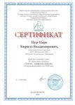 Сертификат УПМ-очный этап.